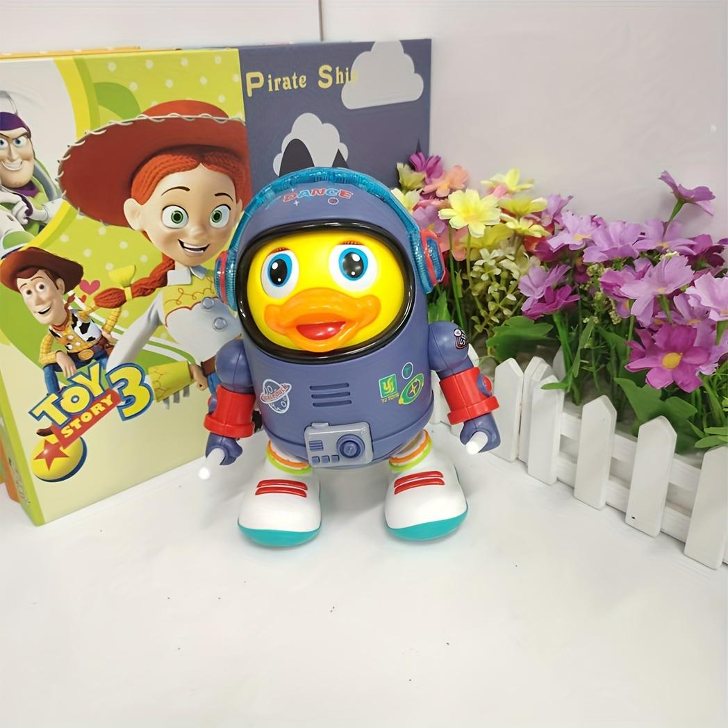 

Танцующая Космическая Утка Игрушечная Машинка со Звуковыми и Световыми Эффектами Веселый и Милый Дизайн Астронавта, Синий и Черный Случайный Цвет, Идеальный Подарок, Батарейки в Комплект не Входят синий