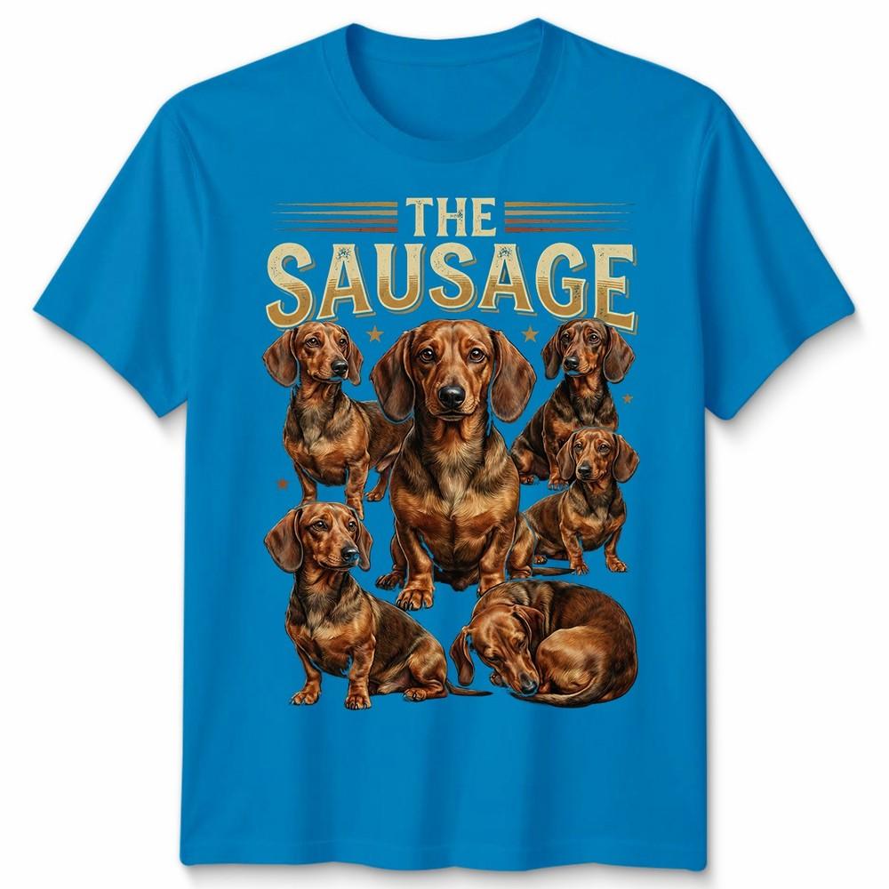 Dachshund Dog Unisexs Unisexs T Shirt Vintage 90s Retro Sausage Dog Pet Unisex Tee