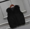 Autumn and winter imitation fur fox hair vest women's water hair jacket men's and women's clothing foreign style vest top