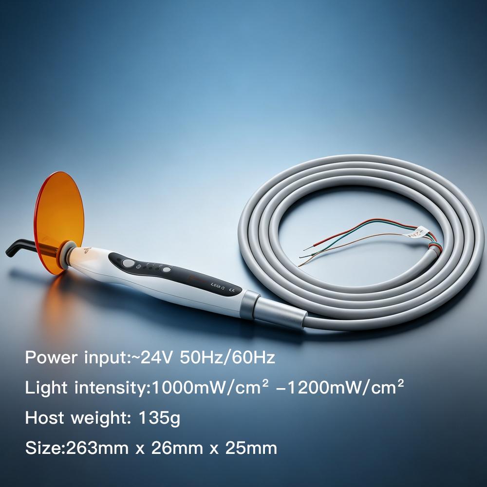 Woodpecker LED-G Wireless Dental Curing Light Wide Spectrum Resin Cure Lamp Rechargeable Portable Oral Light Cure Unit Equipment