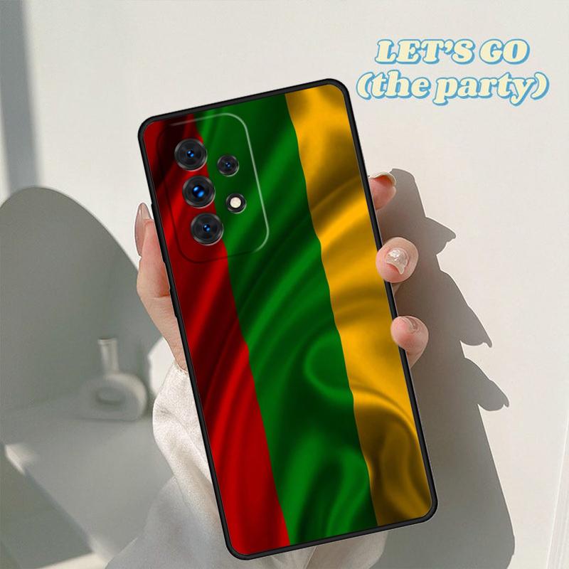 Lithuania Flag Lithuanian Phone Case For Samsung Galaxy A42 A31 A40 A51 A71 A32 A80 A91 A52 A72 A20e A21S A50 A70 A11 A12 Cover