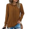 Womens Pullover Hoodies Teen Girls Fashion Hooded Sweatshirt Womans Fall Tunic Top
