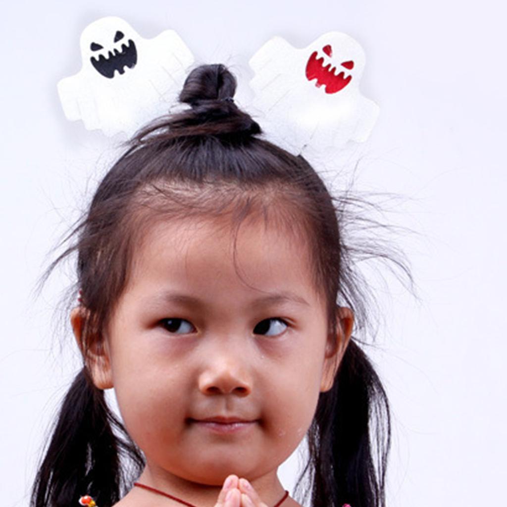 Headband Dark Series Pumpkin/Bat Hairband Kids Cute Headhoop RaveParty Props Hair Decoration Unisex Headgear