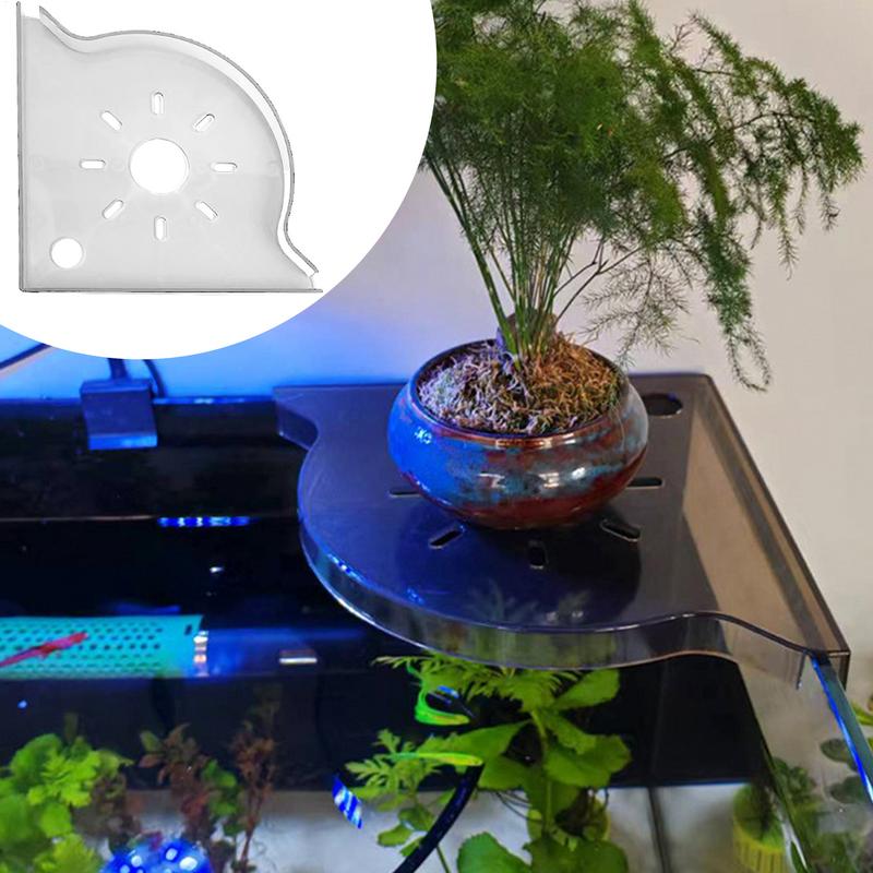 Fish Tank Corner Shelf  Coral Frag Rack Acrylic Fish Tank Aquarium Organization Storage Stand Shelf for  Aquarium Lanscape