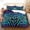 Pink Leopard Black and White Simple Print Duvet Cover 100% Polyester Bedding Set Quilt Cover Pillowcase Three-piece Set