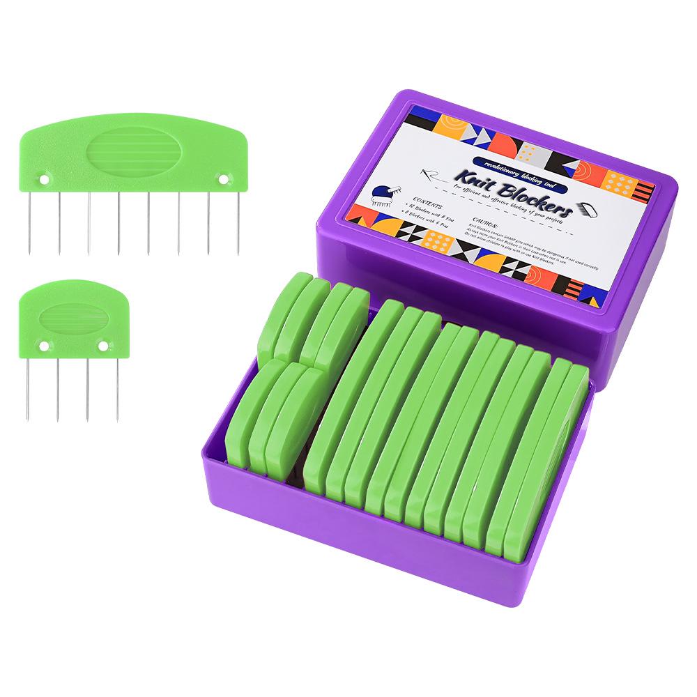 Lavender Purple Knitting Shaping Pins for Shawl and Scarf DIY