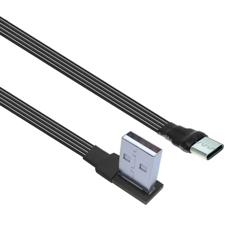 Very Thin USB Type C Female Converters Cord USB To Type C Adapters Upgrades for Electronics UAV Toy Gaming Consoles