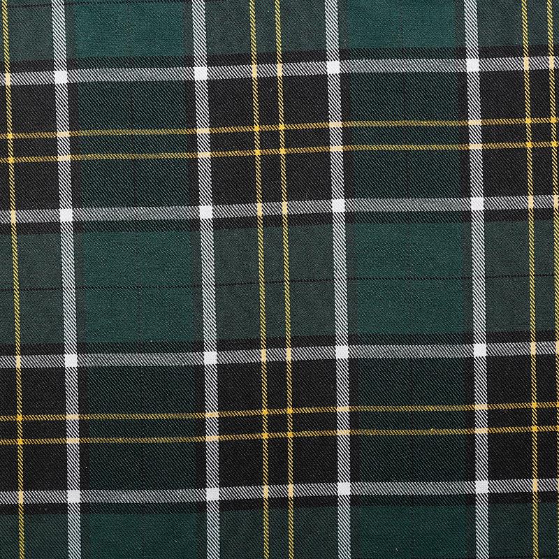 Brytyjska tkanina bawełniana w kratę szkocką i gingham, twill, na mundurki szkolne i spódnice.