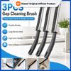 3PCS Gap Cleaning Brush Set, Narrow Crevice Cleaner with Nylon Bristles for Sink, Faucet, Tile & Stovetop