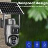 8MP 4G Ultra HD Dual Lens Solar Wireless Outdoor Security Camera