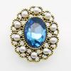 5 stuks 21 * 26 mm Ovale Parel Glas Legering Decoratieve Knoppen Haaraccessoires Kleding Diy Accessoires