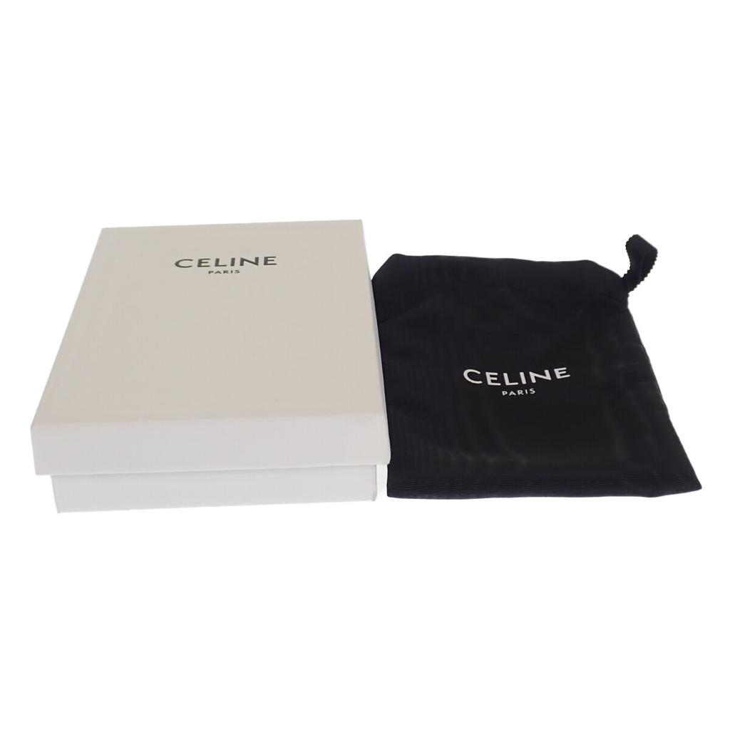 CELINE  10B702BQ4.38NO Card Case Black PVC/Calfskin Women