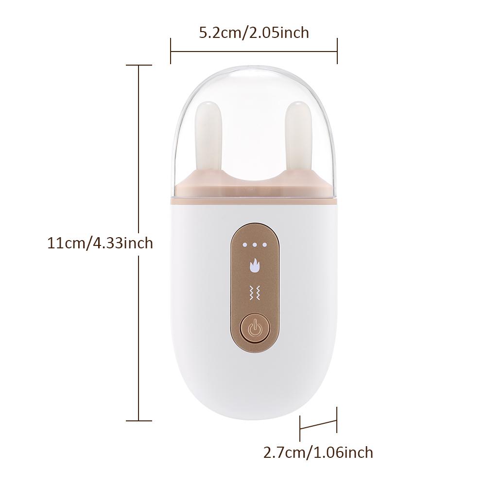 Electric Nose Pad Massage, Multi-functional Vibration Hot Compress Facial Lift Massage Nose Pad
