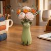 Resin Cat Ornament Quirky Vase, Cute Flower Holder for Desk Shelf, Mini Planter Unique Gift Dried Flowers, Creative Home Decor Ornament, Lovers