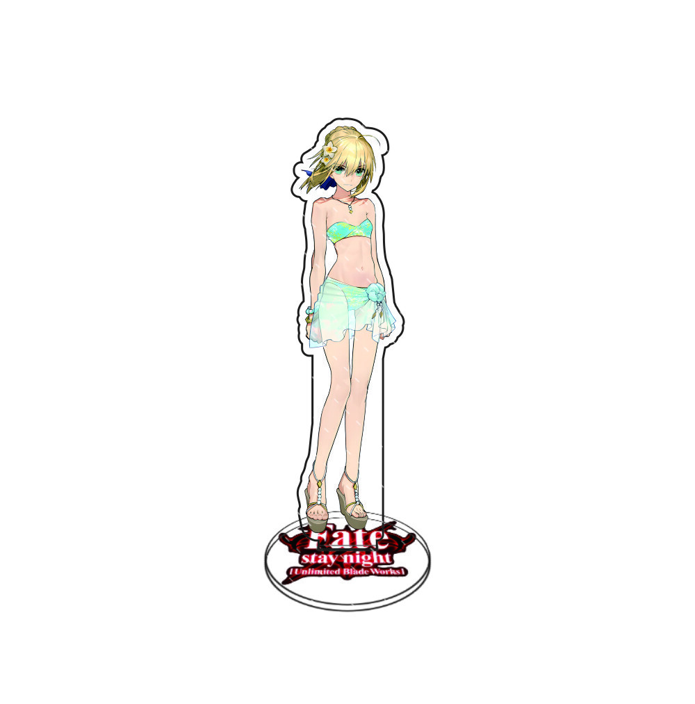 Anime Fate 15cm Acrylic Stand Model Cosplay Characters Desktop model stand Ornament Goods Collection Gifts