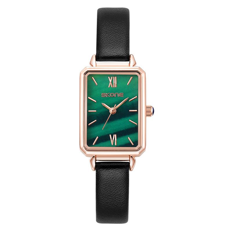 Часы на поясе, маленькие зеленые часы, кварцевые часы, женские часы для студентов