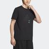 adidas X SEEBIN Collaboration SS23 T Shirts Men's Black Crew Neck Moderate Straight Fit IA8155