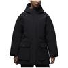 Jordan Plain Hoodie With Large Pockets Casual Down Jacket Women Outerwear Black FB5086-010
