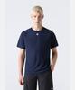 DESCENTE Men'S Cooling Tricot Graphic Short Sleeve T-Shirt Dark Navy Sr311Tts76 (A Type)