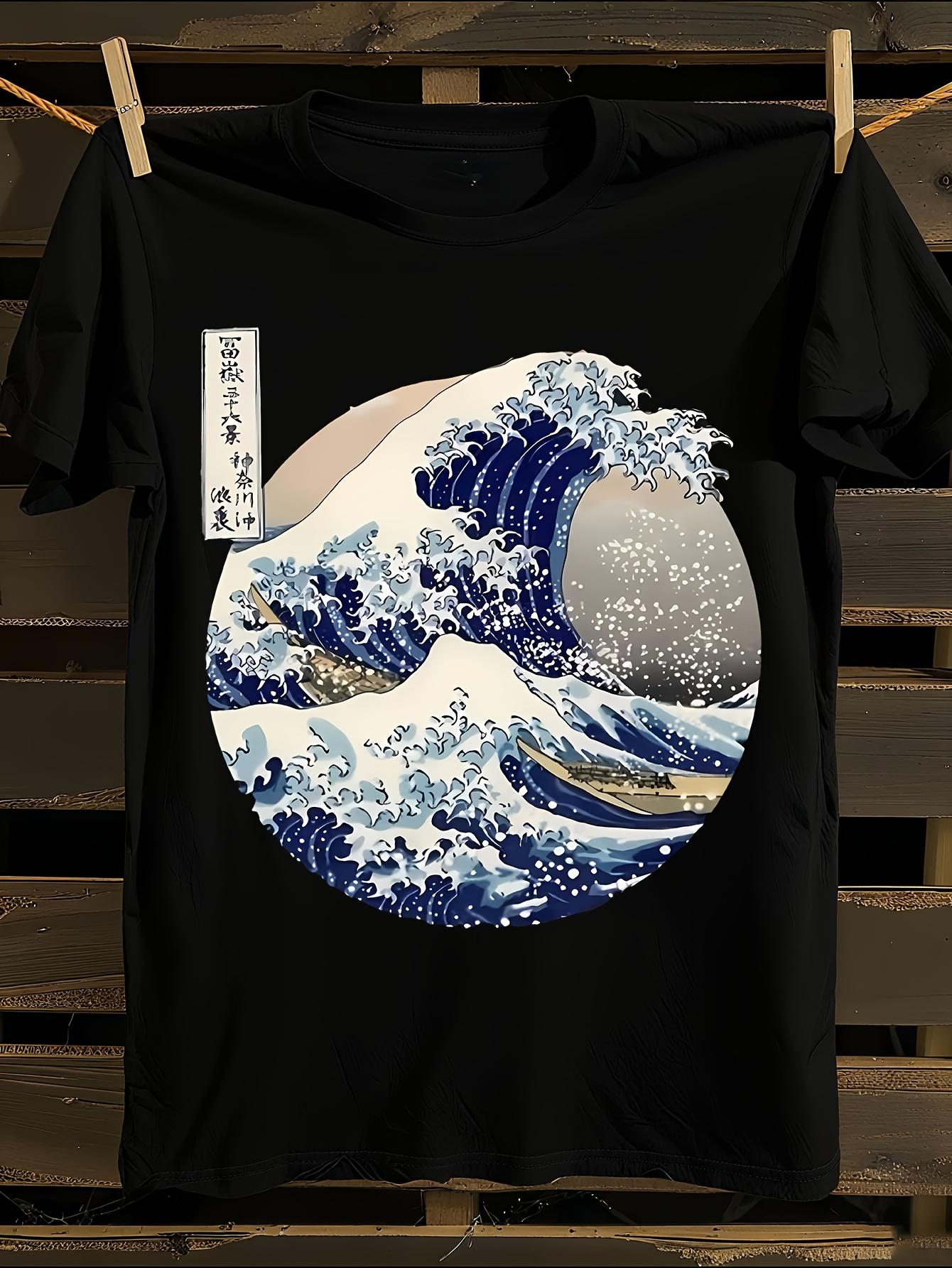 Japanese Great Wave off Kanagawa Tshirt XXXL