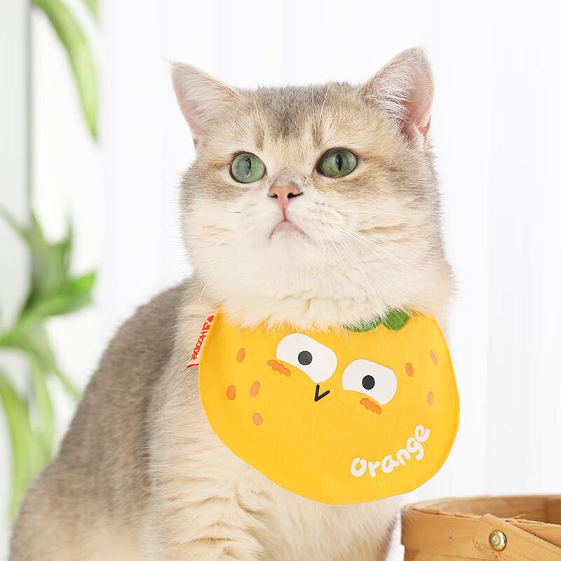 Silver Gradient Cat Scarf Bib - Cute Kitten Accessories for Spring and Autumn