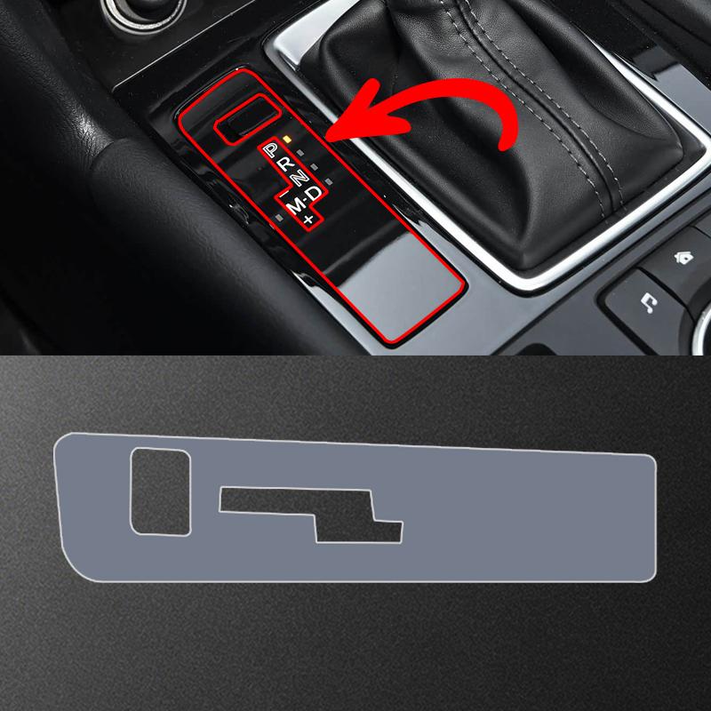 For Mazda 3 Axela 2017 2018 Gear Panel Transparent TPU Protective Film Anti Scratch Repair Film