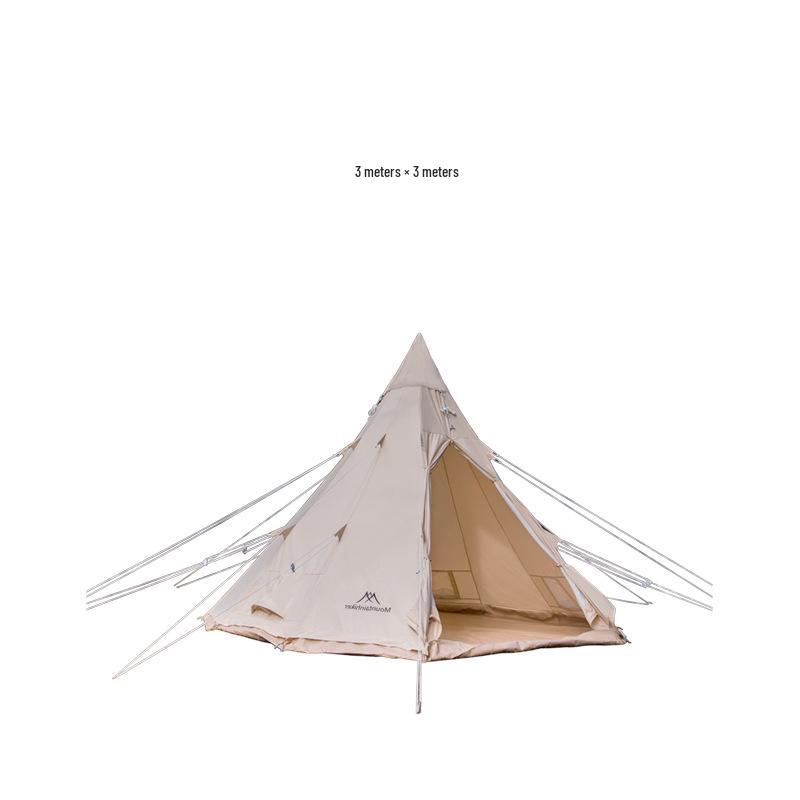 

Двухместная ветрозащитная туристическая палатка Pyramid Beige 2-3 person