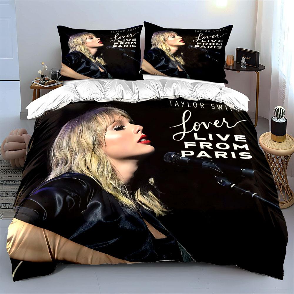 Blonde Singer Live Performance Bedding Duvet Cover Set Duvet Cover Pillowcases  (1*Duvet Cover 2*Pillowcases, without duvet insert)