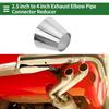 Car Exhaust Pipe Tubing Piping Adapter 25" OD To 4" OD 201 Stainless Steel New