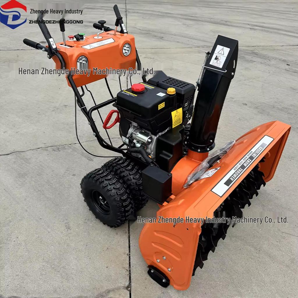 Compact Multi-Functional Snow Sweeper: Snow Removal & De-Icing Machine