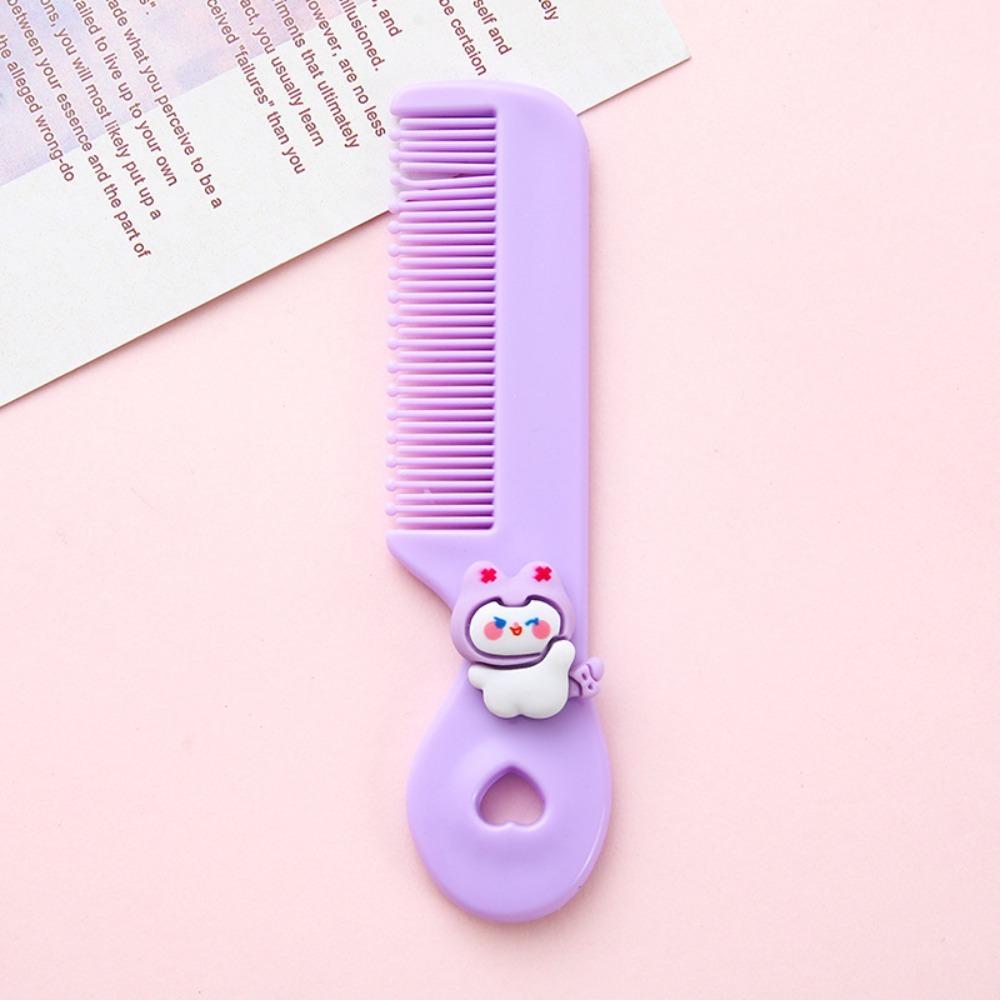 Wear Resistant Cute Student Portable Hair Comb Mini Children Baby Girl Hair Comb