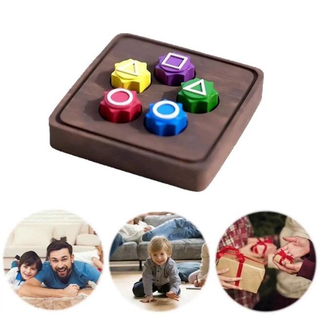 Korean Folk Game Sets Dice Party Game Props Square Circle Triangle Family Party Game Props Korean Play Hot Decor