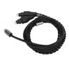 2Pin Sound Cable 3 in 1 Silver Plated Copper Cable Replacement for HD650 HD660S HD6XX HD600 HD660 HD580 HD535 HD545