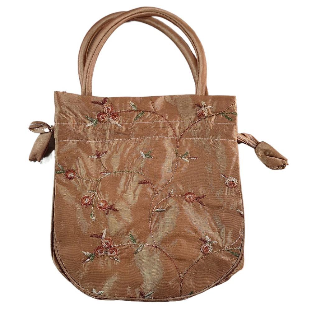 Printed Ethnic Style Canvas Bag Portable Large Capacity Linen Handbag Storage Bag Tote Bag Printing Cloth Lunch Bag Shopping