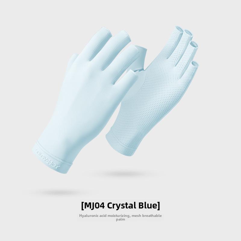 Luvas de proteção UV para Nail Art, mangas anti-preto de meio dedo (MJ03)