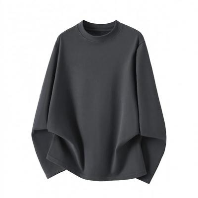 Autumn Winter Long-sleeved Velvet Warm Versatile Outer Wear T-shirt Men