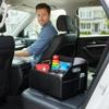 Trunk Organizer Large Capacity Multi-Compartment Box Large Trunk Organizer Car Storage Box For SUV RV Sedan Automotive Vehicle