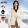 Xuezongfei Women's Short Far Infrared Heating Down Jacket