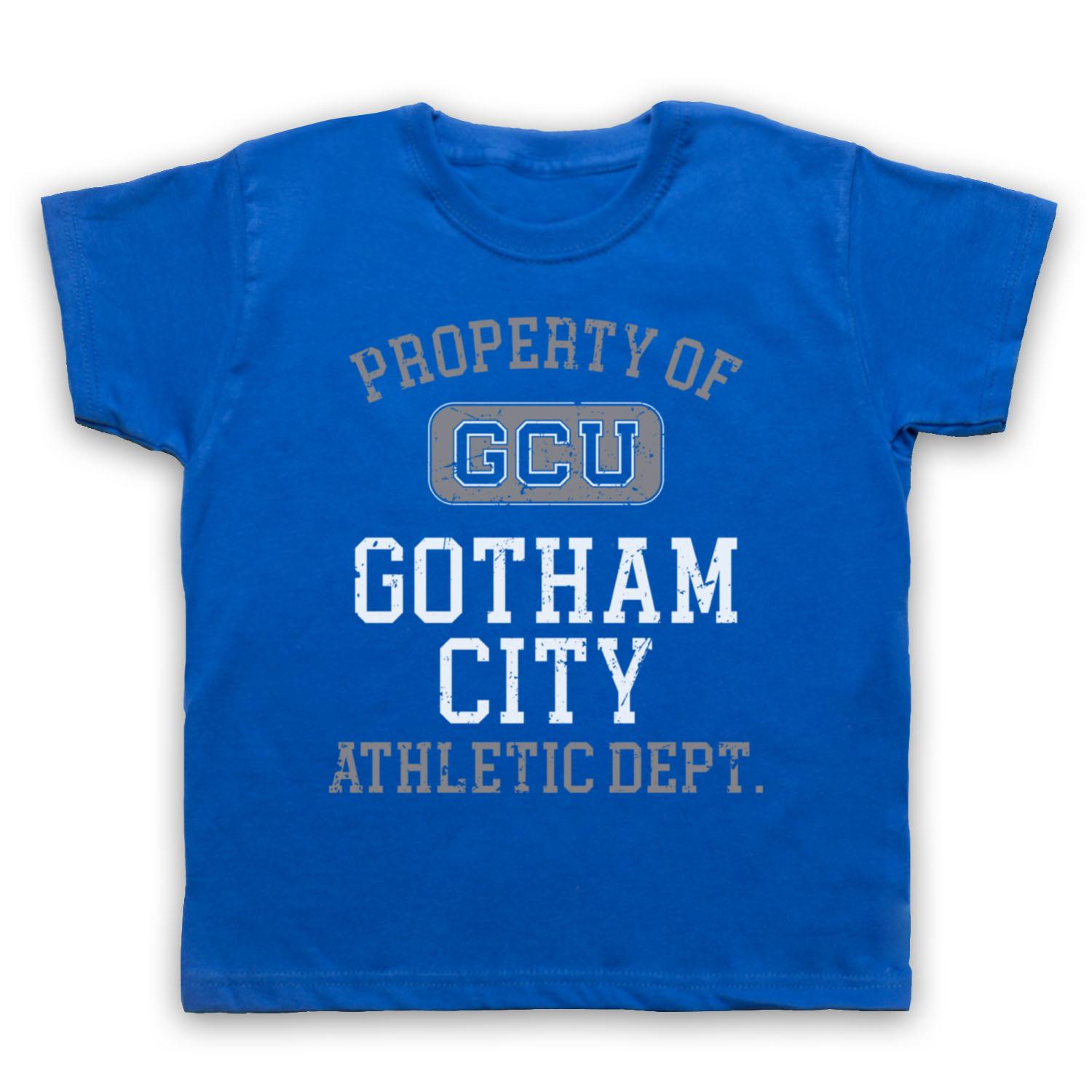 JUSTICE LEAGUE CYBORG GCU GOTHAM CITY ATHLETIC DEPT KIDS CHILDS T-shirt 140