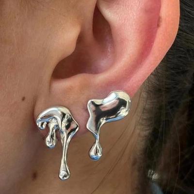 Orecchini a Goccia d'Acqua da Donna Tendenza Moda Personalità Uguale Gioielli in Lega da Donna Accessori per Donne Regali di Compleanno Creativi