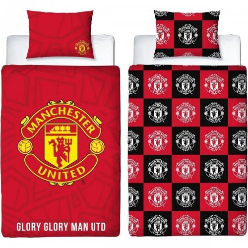 Manchester United FC Crest Reversible Duvet Set