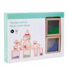 Wood Acrylic Rainbow Sensory Building Block Educational Toys Geometric Shape Hand-Eye Coordination Teaching Aids Children'S Toys