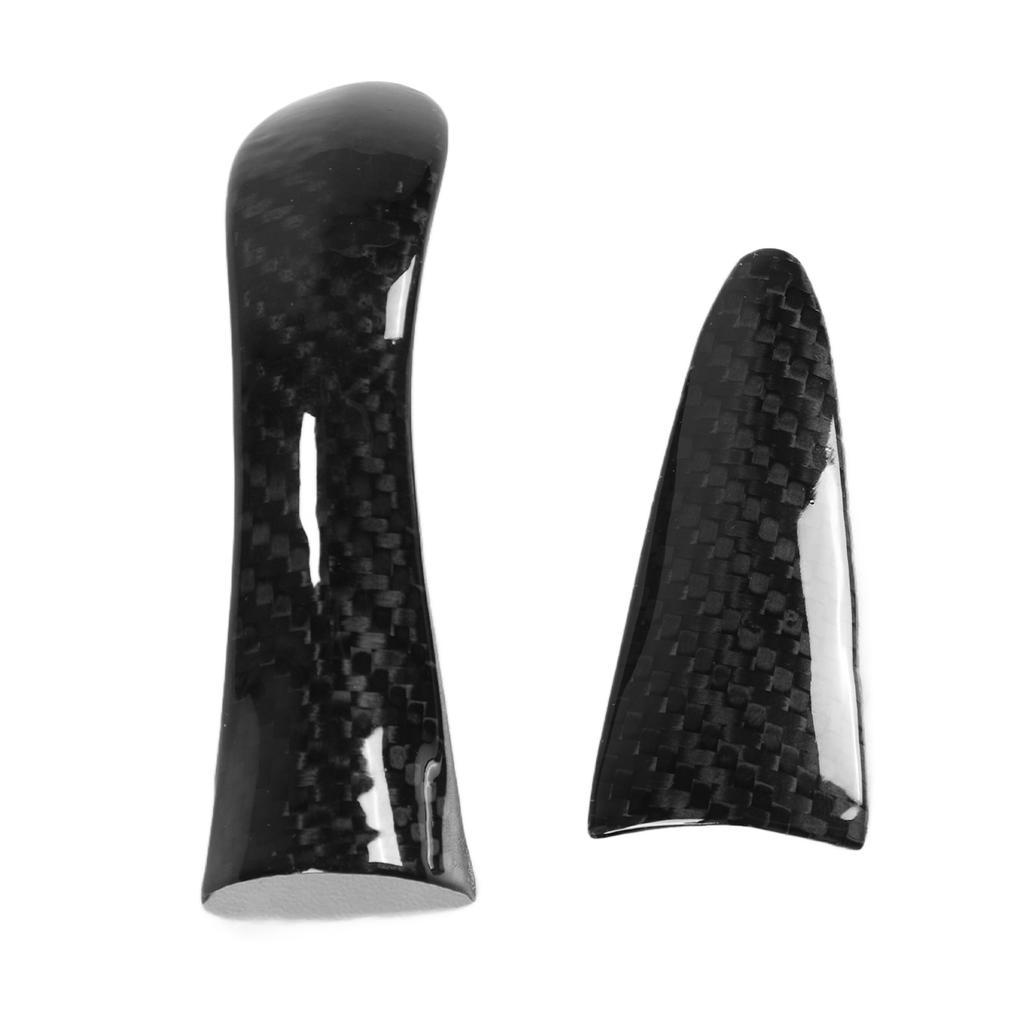 Shift Knob Trim Steering Wheel Frame Kit Carbon Fiber Replacement for INFINITI Q50 2014?2017