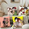 Anime Horimiya Pillow Case Cushion Cover Soft Cute Throw Pillow Case For Car Sofa Pillowcase Polyester With Zipper