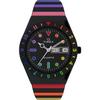 TIMEX Watch TW2V65900 Unisex Timex Q Rainbow Black