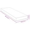Vidaxl Wall Shelf, 60X20X4 Cm, Bamboo