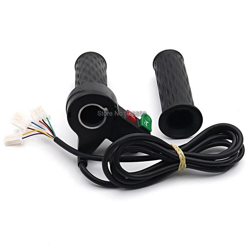 12V-72V Handlebar Grips Three Speed Horn Universal Turn Handle Throttle Accelerator For Citycoco Electric Scooter Motorcycle