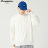 MMOPTOP Japanese Style Cable Knit Sweater