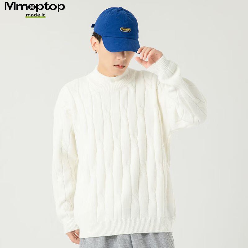 MMOPTOP Japanese Style Cable Knit Sweater