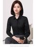 Women's Slim Fit Long Sleeve Bamboo Fiber Anti-Wrinkle White Shirt for Business or Casual Wear
